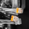 IDEAL Electrical 30-1033P Orange in-Sure Push-in 3-Port Connectors (100-Pack)