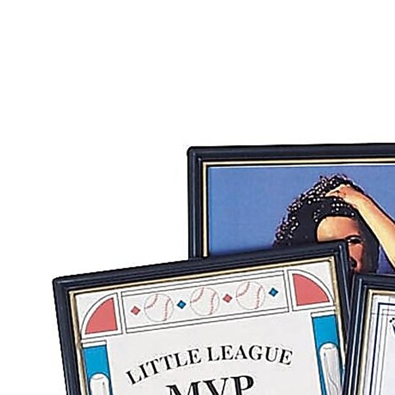 STAPLES Plastic All-Purpose Frames Black 3/Pack