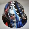 Pyramex full brim hard hat custom hydro dipped IN LIBERTY