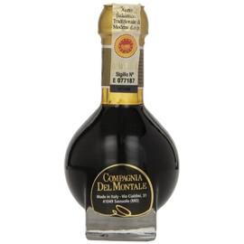 Compagnia Del Montale Aceto Balsamico Tradizionale di Modena DOP ExtraVecchio, 3.38 oz., (100 ml)