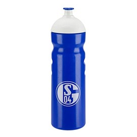 FC Schalke 04 Logo Drinking Bottle (One Size, Blue)