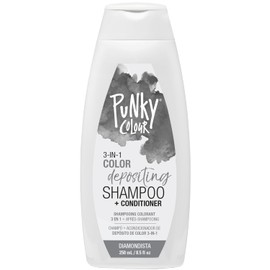 Punky Limpiador y Acondicionador para El Cabello Con Depósito de Color 3 En 1, 8.5 Onzas Líquidas (Diamondista)