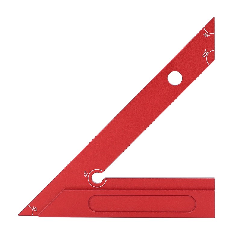 45 Degree Miter Ruler Professional High Accuracy 45 Degree Angle