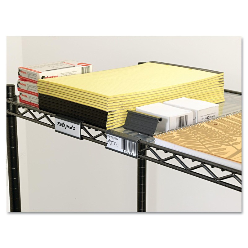 Alera ALESW59ST Shelf Labeler Tag, Gray, Pack of 10