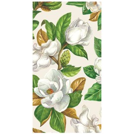Decorative Dinner Guest Paper Napkins - Paper Guest Towels for Bathroom Pack of 16 - Magnolia