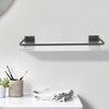 30cm Bathroom Wall Mounted Shelf Space Aluminum Acrylic Towel Rack