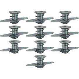 Self-Ejecting Quarter Turn Fasteners, 500 Inch Grip, Pack/10