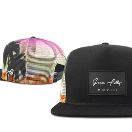 Grace Folly Trucker Hat for Men & Women. Snapback Mesh Caps (US, Alpha, One Size, One Size, Sunset Beach)