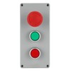 3 Button Red Green Sign Emergency Stop Push Button Switch