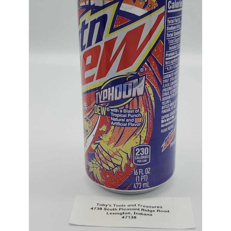 Mountain Dew 2022 Limited Edition FULL Mountain Dew Can Mtn
