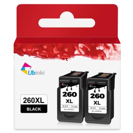 260XL Black Ink Cartridge (2 Pack) Replacement for Canon 260 PG-260 PG260 XL PG260XL Black Work for Canon TS6400 TS6420a TS6420 TR7020a TS5320 TS5300 TR7020 TR7022 Printer, High-Yield
