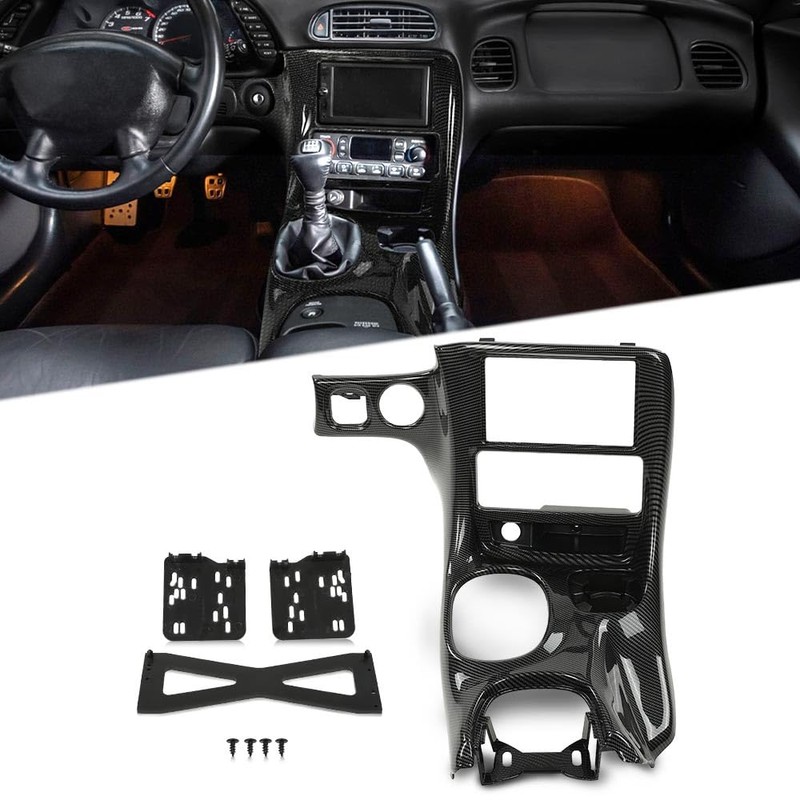 G-PLUS Double Din Radio Center Dash Bezel Kit 10407815, Fit