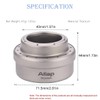 ATiAP Titanium Alcohol Camping Stove Portable