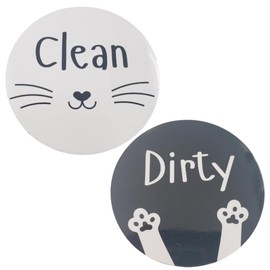 Dishwasher Magnet Clean Dirty Sign Funny, Dishwasher Sign Clean Dirty Magnetic, Clean and Dirty Dishwasher Magnet, Clean/Dirty Dishwasher Magnet, Cat Dishwasher Magnet, Cat Kitchen Decor, Whiskers