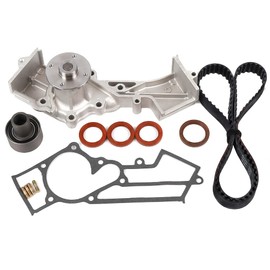 WINBEST Timing Belt Kit & Water Pump Compatible with Nissan - 1986-1993 D21, (4WD), 1987-1993 Pathfinder 3.0L 2960CC 181CID V6 SOHC, (12 VALVE), Eng Code "VG30E"