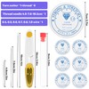 Tenbrachian 6 Rolls Elastic String for Bracelets, Clear Elastic Thread
