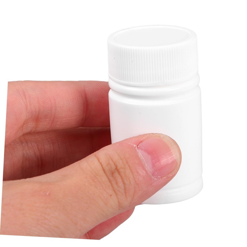 COLLBATH Portable 20ml Plastic Sample Bottles Empty Vials for Fish
