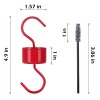 Eyrosa Metal Ant Moat for Hummingbird Feeders, Red Hummingbird Feeder