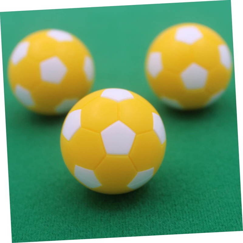 Kisangel Table Football Ball Accessories 6pcs Mini Replacement Foosballs for