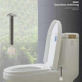 Bathroom Fixtures Toilet Seat Bolts Kit Universal Toilet Seat Hinge Bolts Toilet Seat Screws Heavy Duty Toilet Bolts with Downlock Nuts Stainless Washers Toilet Repair Screw Kit