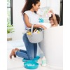 Skip Hop Bath Toy Storage, Moby Stowaway Bucket, Grey