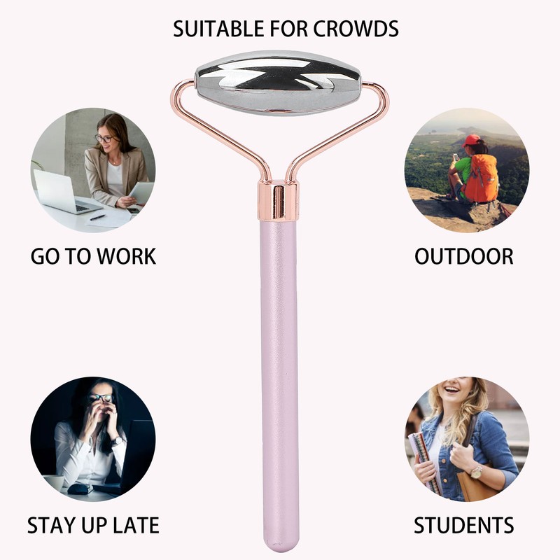3‑in‑1 Face Roller Set Skin Lifting Smoothing Terahertz Gua Sha