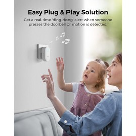 Reolink Digital Chime, Only Compatible with Reolink Video Doorbell, Easy Plug & Play, Remote Control via the App, Multiple Ringtone Choices