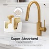 Slow Slog Double Sponge Holder, 2 Slot Diatomite Stone Sponge
