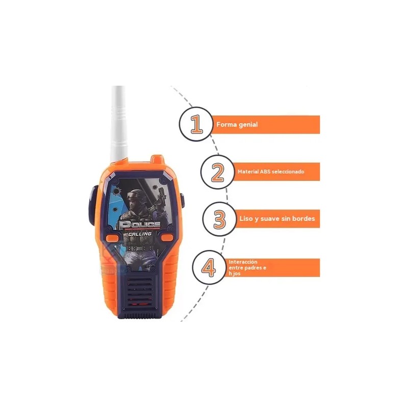 Walkie Talkies Radios Niños Interacción Entre Padres E Hijos
