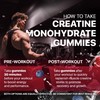 Hofnie Creatine Monohydrate Gummies 5000 mg – Raspberry & BlackBerry-Flavored