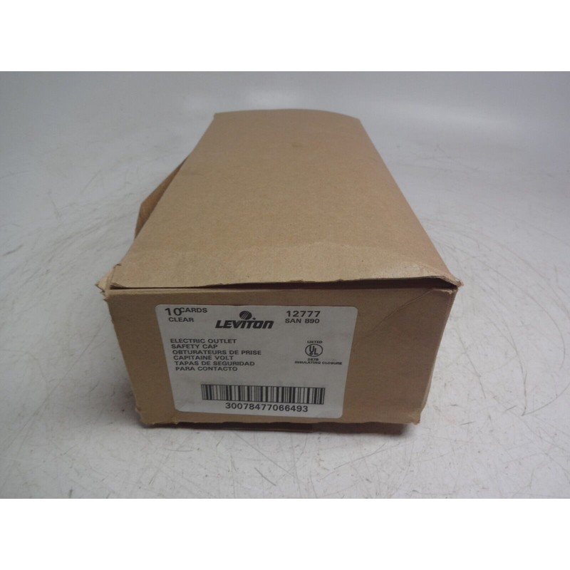 Leviton 12777 Electrical Outlet Safety Cap Qty. 100