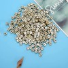 500 cuentas de letras, pulseras de plata cuadradas de acrílico