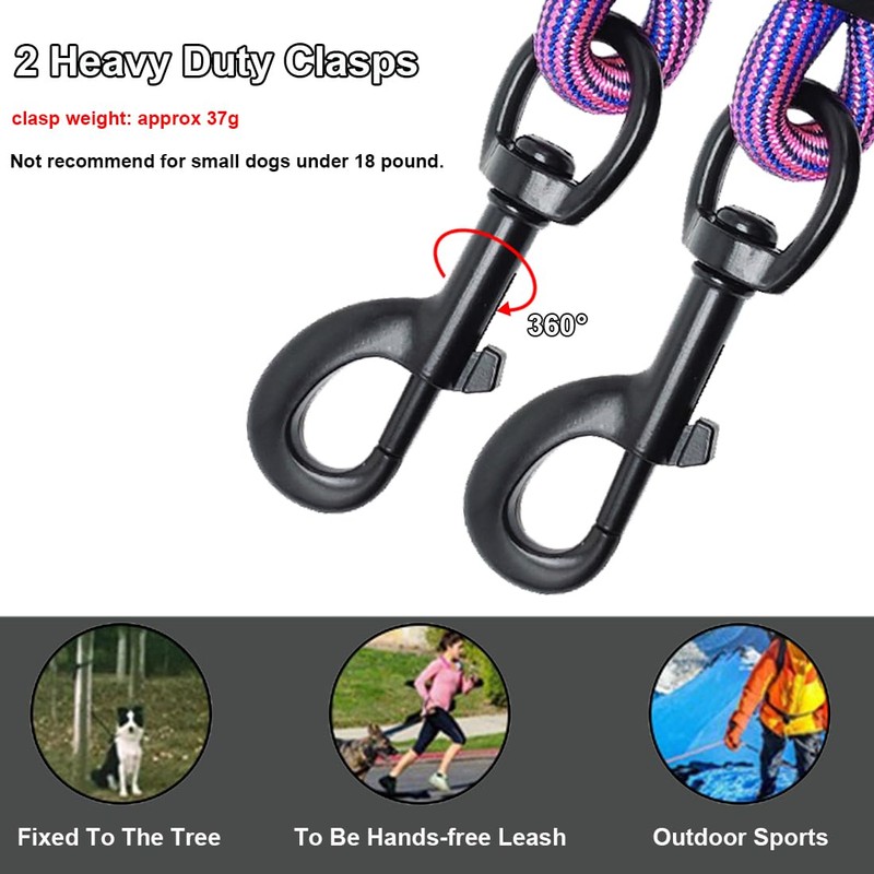 BTINESFUL 8ft 12ft 20ft 30ft 50ft 75ft Dog Tie-Out Long