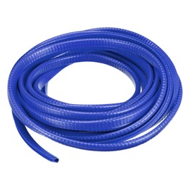 uxcell U Channel Edge Trim, 19.7ft Length Rubber Guard Seal Strip Edge Protector Fit for 1-2.5mm Edge, (15/64" W x 25/64" H) Blue