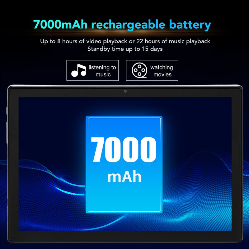 10.1 Inch Tablet for Android 12.0 Octa Core CPU 8GB