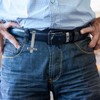 OKUMEYR Flashlight Clip Replacement Flash Light Belt Buckle Silver Pocket