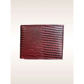 Unbranded Billetera De Lagartija Para Hombre Cartera De Piel Men’s Lizard Leather Wallet