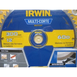 Irwin 1863685 12" 60 Tooth Carbide   Wood and Non-Ferrous Metal Saw Blade