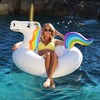 GoFloats Unicorn Pool Float Party Tube - Inflatable Rafts, Adults