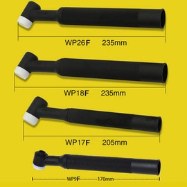WP-9F TIG Welding Torch Body Head, Flexible Air Cooled Accessory Welding Torch Replacement Part