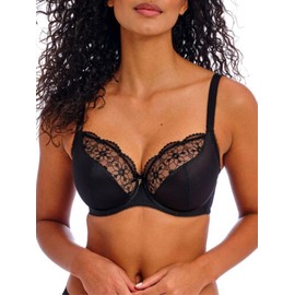 Freya Women's Hallie Underwire Plunge Bra, Black, 32G