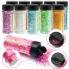 s Bubble Glitter Set of 12 Colors for Resin Tumblers