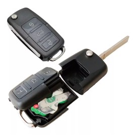 SUJU TRADING Llavero De Auto Compartimento Secreto Pastillero Oculto