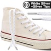YFINE Sneakers Flat Shoe Laces: Athletic Shoelaces With Metal Tips