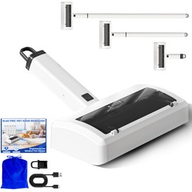 Electric Pet Hair Remover for Dogs & Cats, Rechargeable Lint Roller with Adjustable Handle, Portable Hair Cleaner for Sofa, Carpet, Bed & Car, Eco-Friendly & Stylish