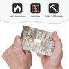 Nijuodnijir Decorative Light Switch Cover Natural Beige Stone Brick Texture