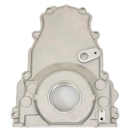 Michigan Motorsports Gen 4 LS Non-VVT Timing Cover with Gasket Kit Aluminum 58x LS3/LS2 Front Cover + Premium Front Timing Cover Gasket & Seals