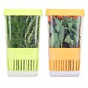 LUVCOSY Fresh Herb Keeper for Refrigerator, Clear BPA-Free Herb Saver,
