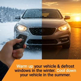 Start-X Remote Starter Kit for Ford Fusion (2014, 2015, 2016, 2017, 2018, 2019, 2020, 2021) | Push-to-Start & Key Ignition | Plug & Play | Press Lock-Unlock-Lock to Remote Start | No Wire Splicing