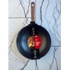 CHEFELECT Non-Stick Carbon Steel Wok, 12 inches, Black